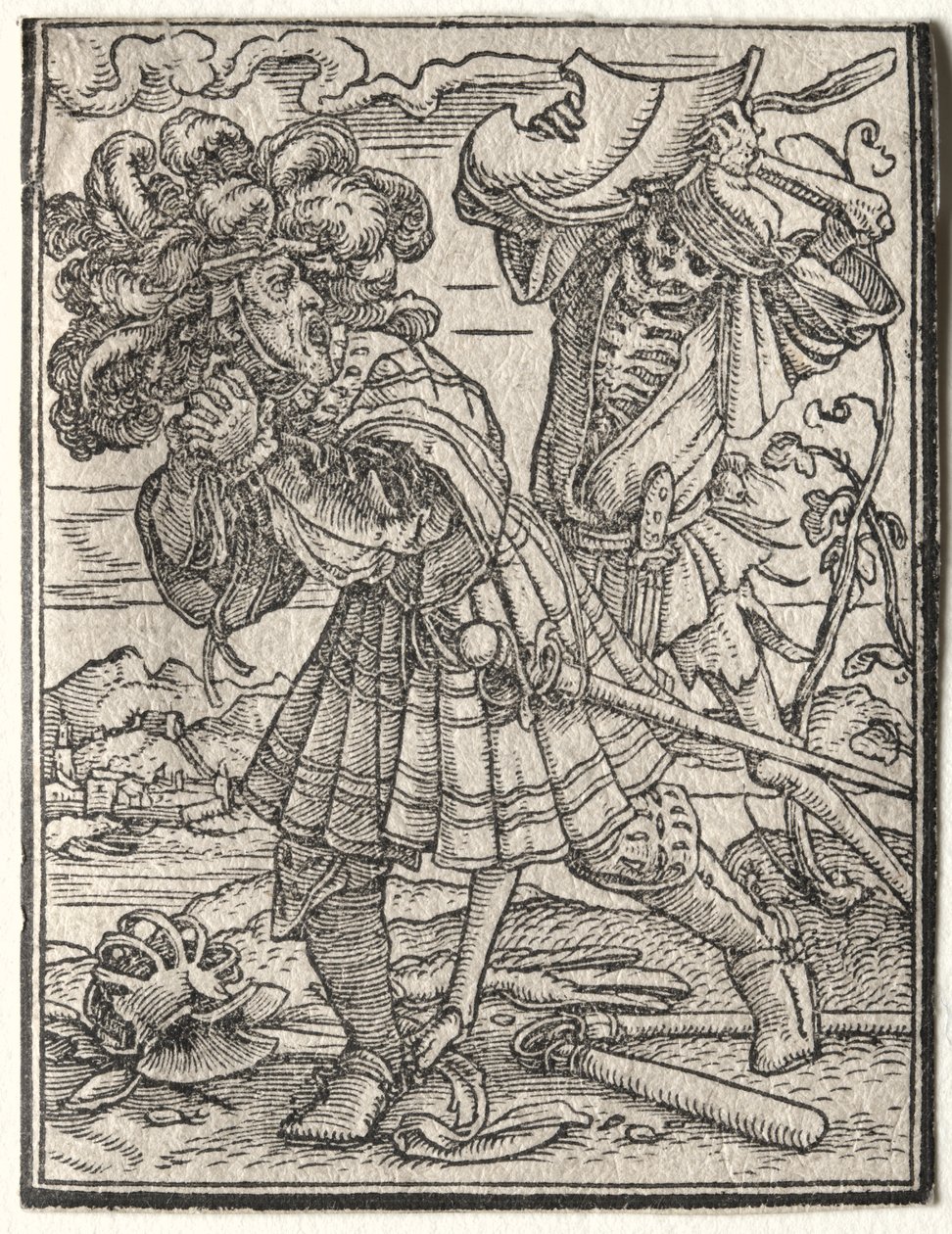 Tanec smrti: Hrabě od Hans Holbein
