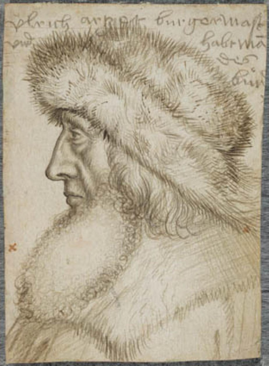 Portrét Ulricha Artzta, starosty Augsburgu a kapitána Švábské ligy od Hans Holbein d.Æ.