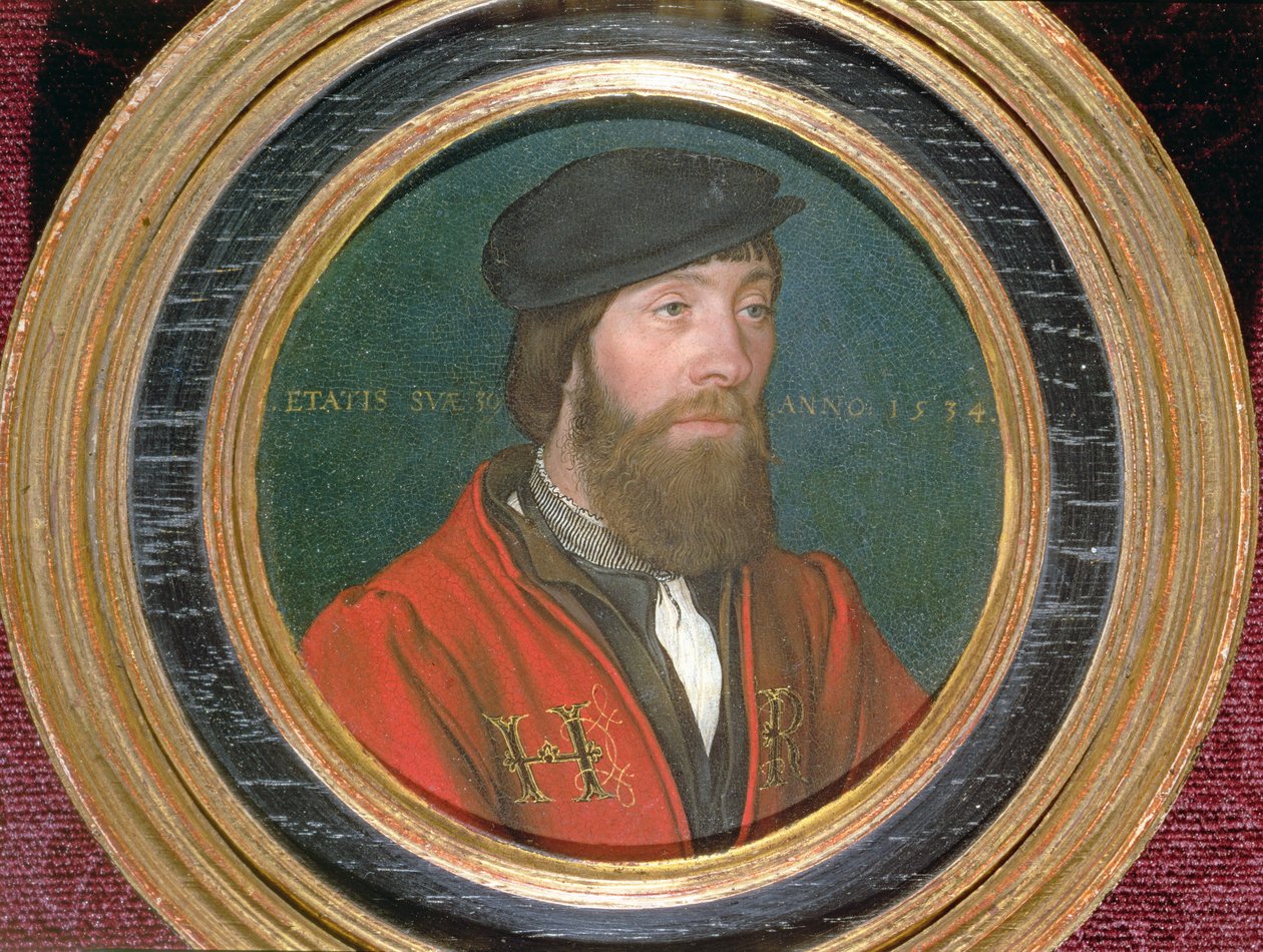Hodnostář na dvoře anglického krále Jindřicha VIII., 1534 (pár 72442) od Hans Holbein der Jüngere