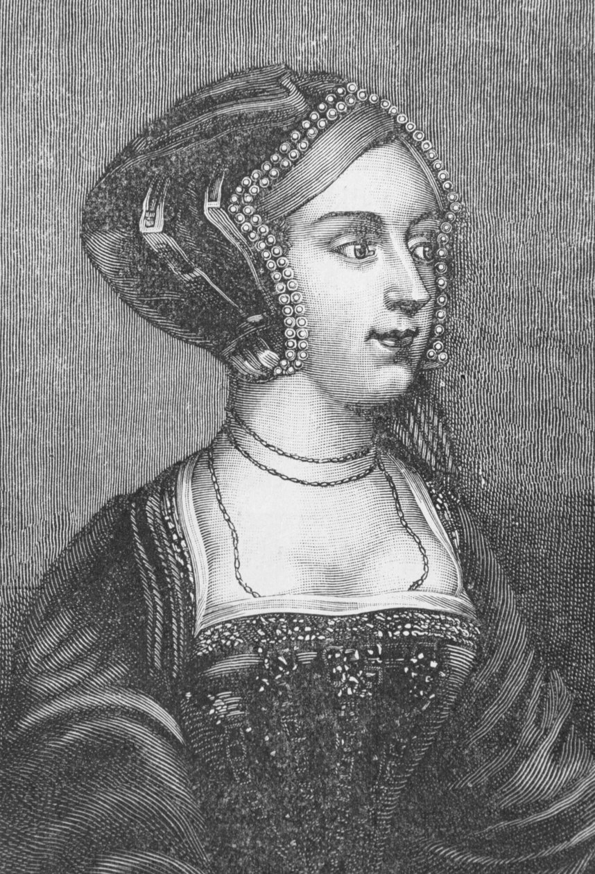 Anne Boleyn (c.1507-36) Druhá manželka Jindřicha VIII. Anglie (viz také 68049) od Hans Holbein der Jüngere