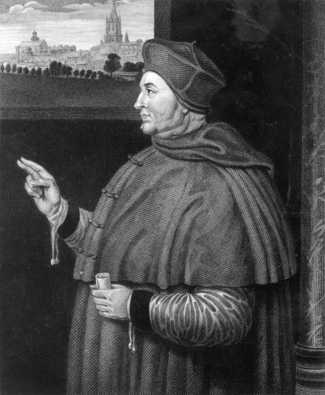 Kardinál Thomas Wolsey (rytina) od Hans Holbein der Jüngere