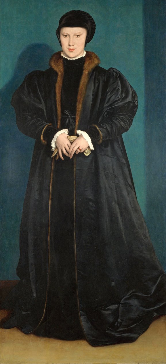 Christina Dánská (1522-90) vévodkyně z Milána, pravděpodobně 1538 od Hans Holbein der Jüngere