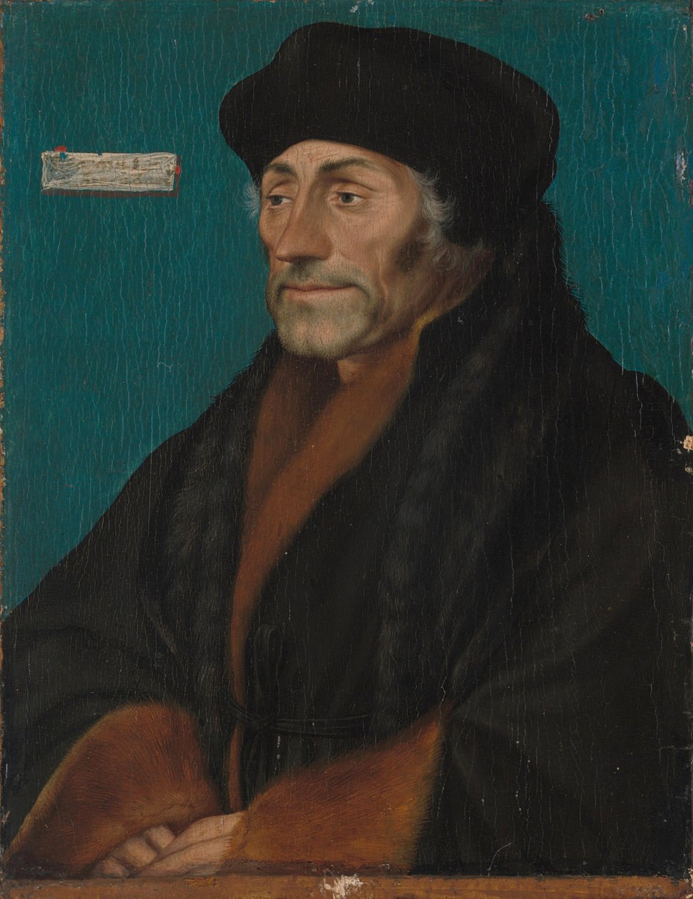 Erasmus Rotterdamský (1466-1536) od Hans Holbein der Jüngere