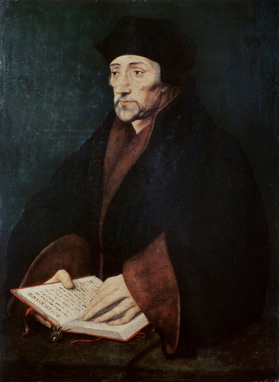 Portrét Desideria Erasma (1466-1536) z Rotterdamu od Hans Holbein der Jüngere
