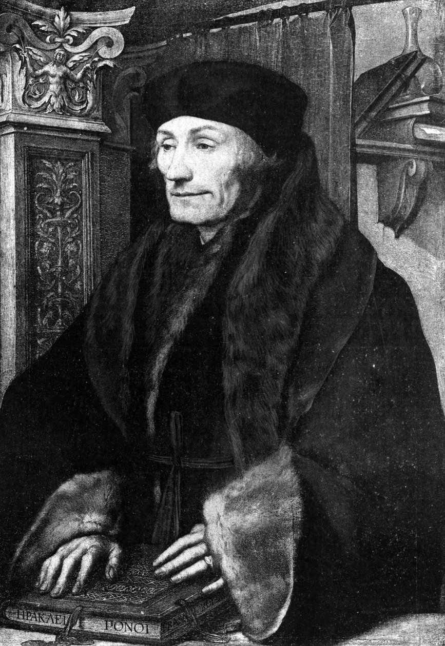Erasmův portrét od Hans Holbein der Jüngere