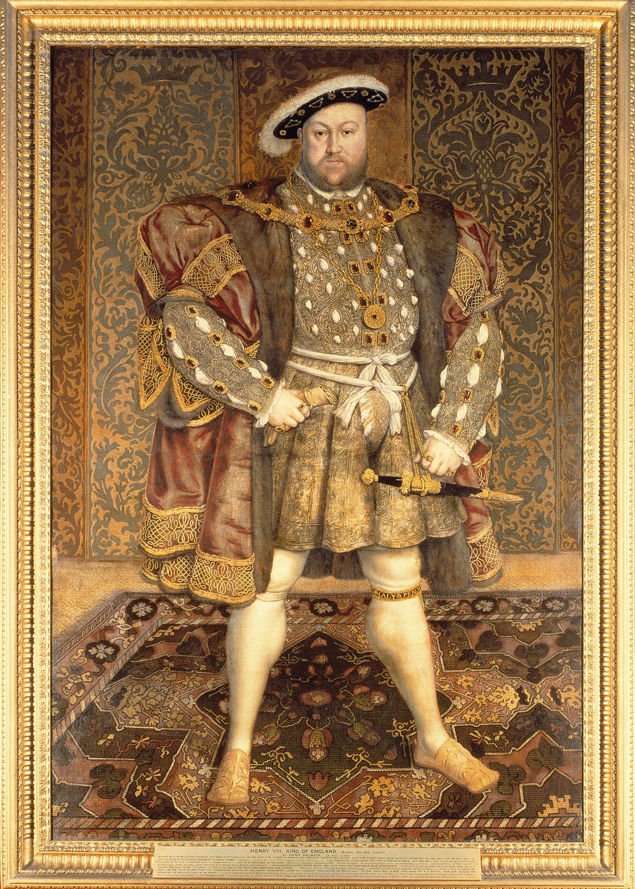 Portrét Jindřicha VIII (1491-1547) od Hans Holbein der Jüngere
