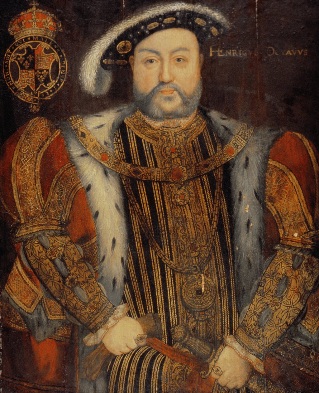 Portrét Jindřicha VIII (1491-1547) od Hans Holbein der Jüngere