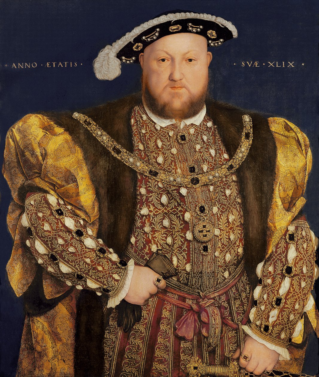Portrét Jindřicha VIII. (1491-1547) ve věku 49 let, 1540 od Hans Holbein der Jüngere