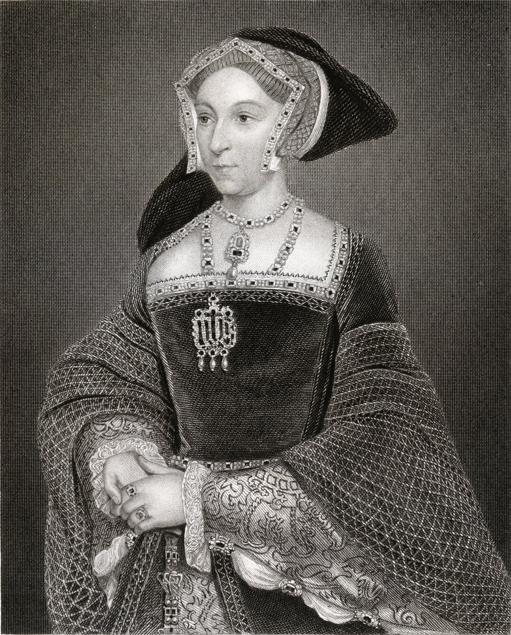 Portrét Jane Seymourové (asi 1509–37) z filmu „Lodge