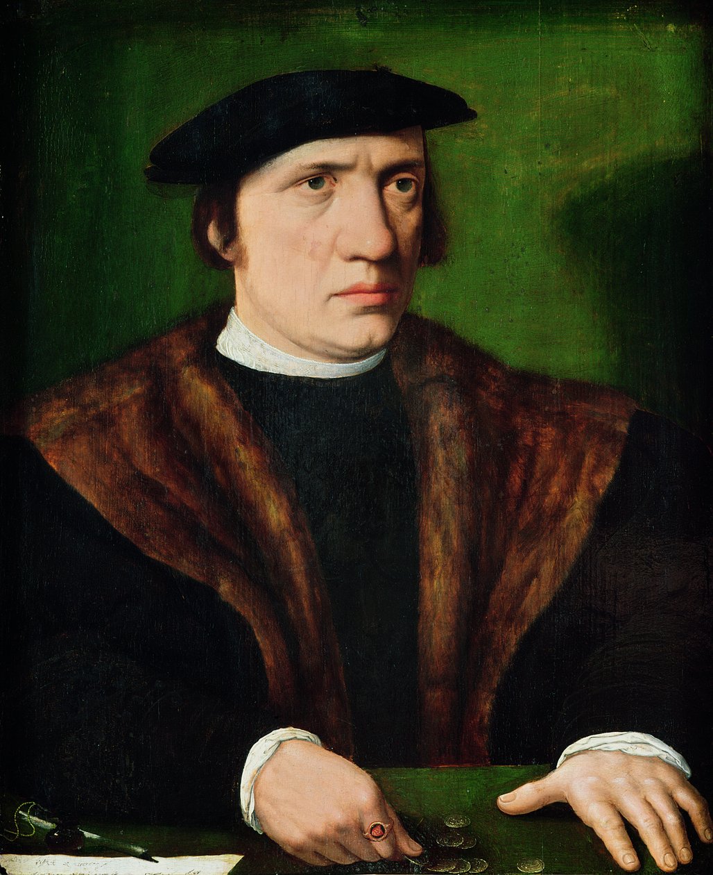 Portrét muže od Hans Holbein der Jüngere