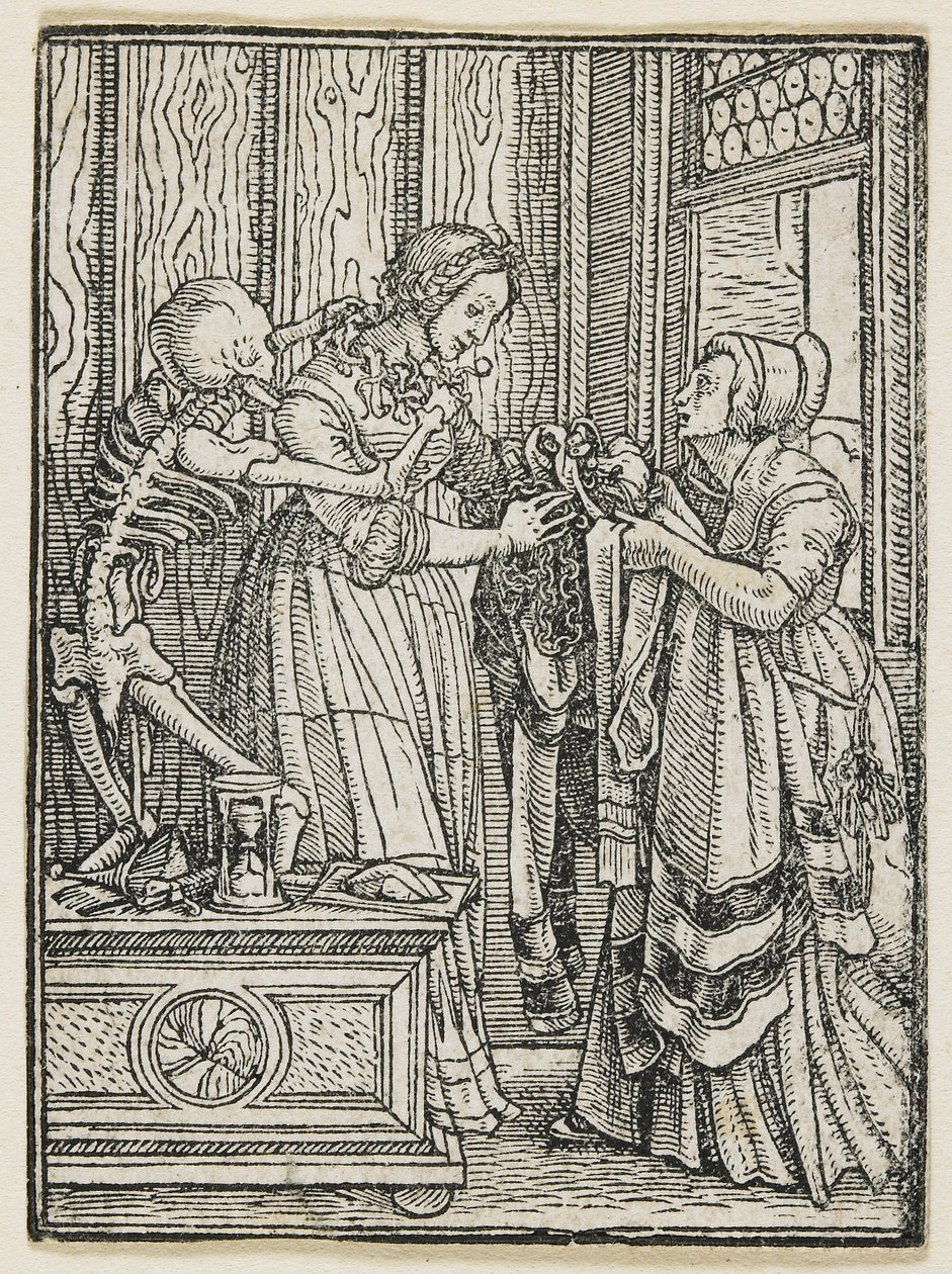 Hraběnka z tance smrti (Lyons), 1538, 1523-1526 od Hans Holbein der Jüngere