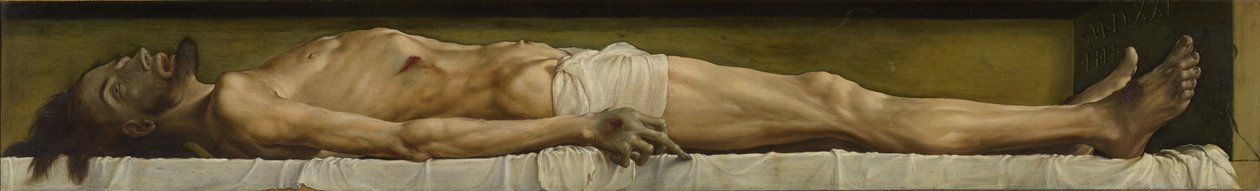 Mrtvý Kristus, 1521 (tempera na panelu) od Hans Holbein der Jüngere