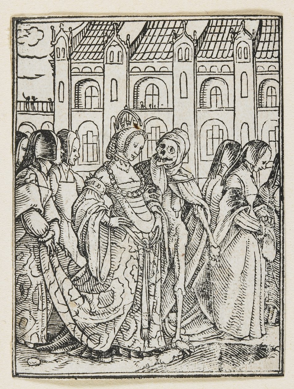 Císařovna z tance smrti (Lyons), 1538, 1523-1526 od Hans Holbein der Jüngere