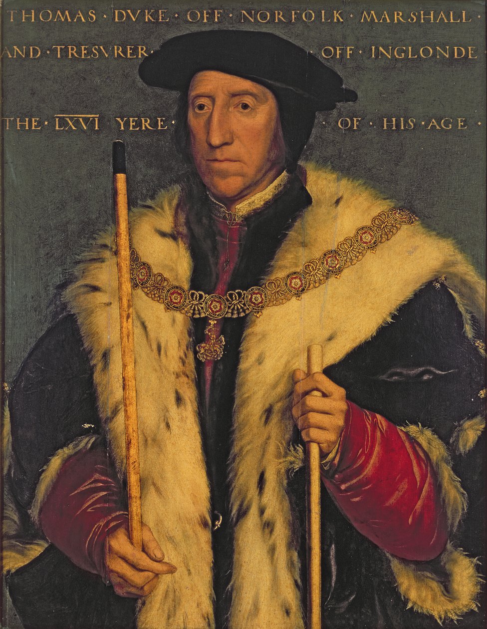 Thomas Howard, 3. vévoda z Norfolku od Hans Holbein der Jüngere