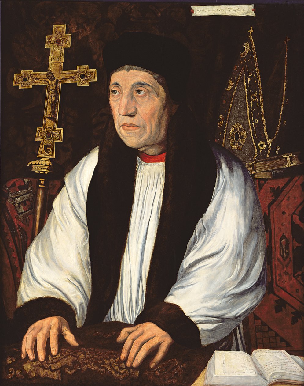 William Warham, arcibiskup z Canterbury, 1850 od Hans Holbein der Jüngere