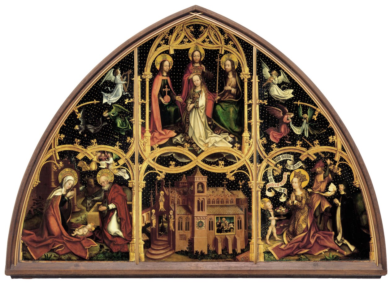 Německy: Basilika Santa Maria Maggiore, rechter Tafel: Enthauptung der hl. Dorothea Basilica Santa Maria Maggiore od Hans Holbein the Elder