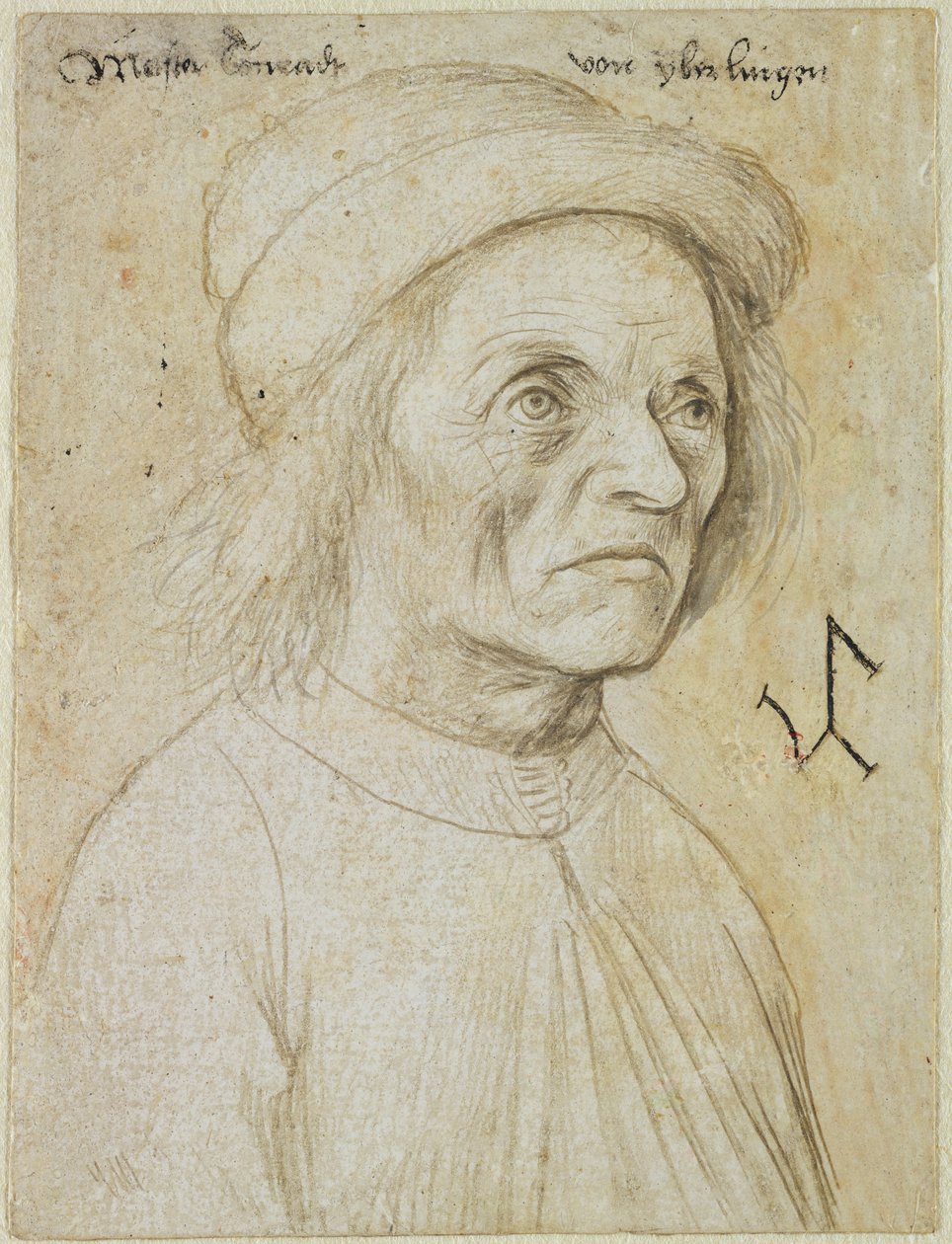 Portrét Konrada Wurffela (stříbrná tužka na papíře) od Hans Holbein the Elder
