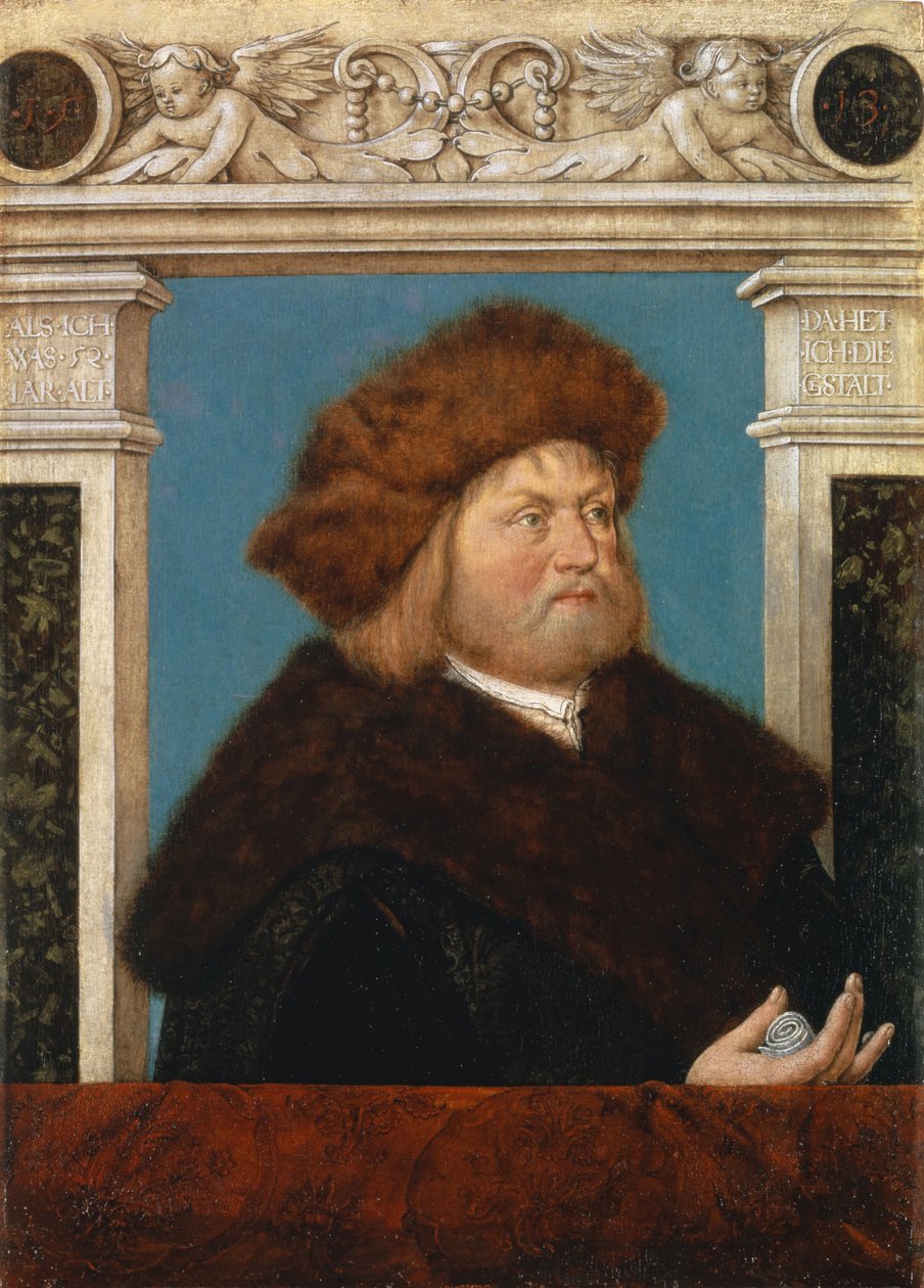 Portrét Philippa Adlera, 1513 od Hans Holbein the Elder