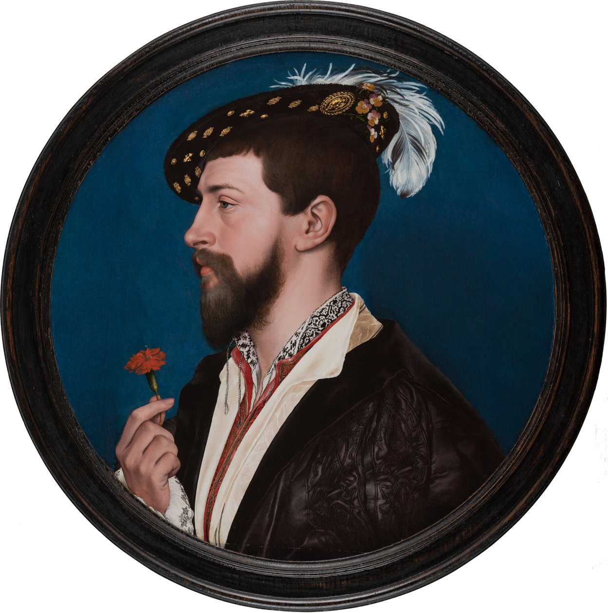 Portrét Šimona Jiřího z Cornwallu, asi 1535-40 (kombinovaná technika na dubovém dřevě) od Hans Holbein the Elder