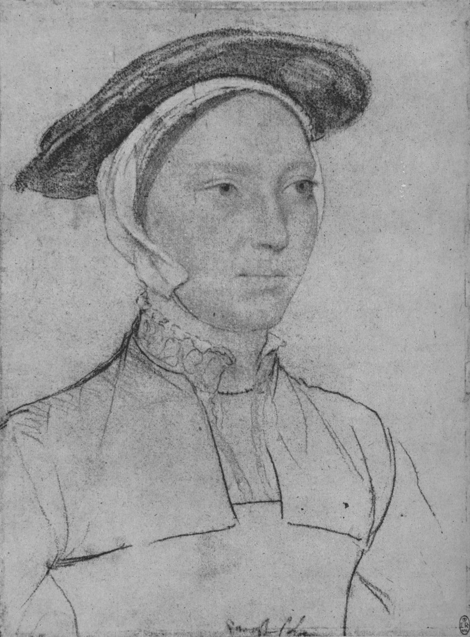 Dáma: Neznámá, c1532-1543 1945 od Hans Holbein der Jüngere