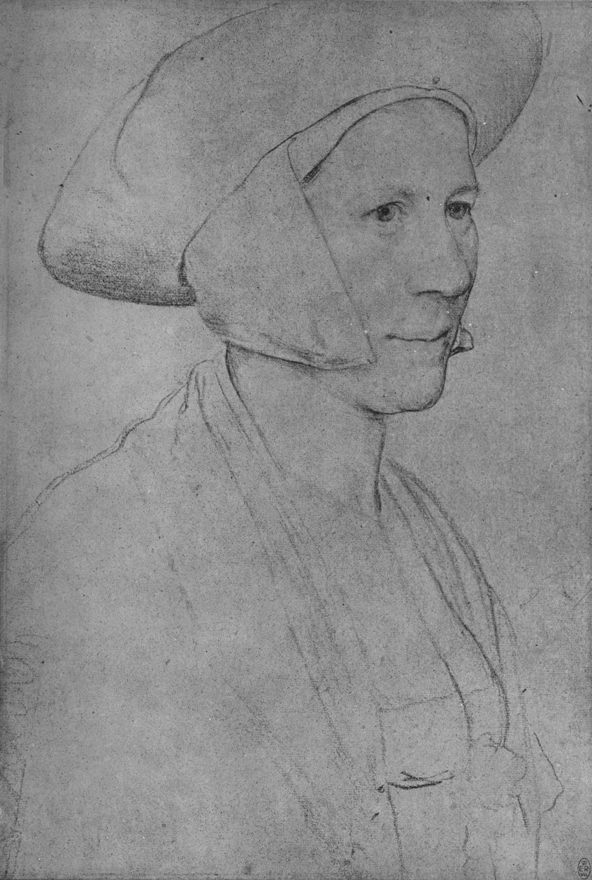 Žena: Neznámá, 1526-1528 1945 od Hans Holbein der Jüngere