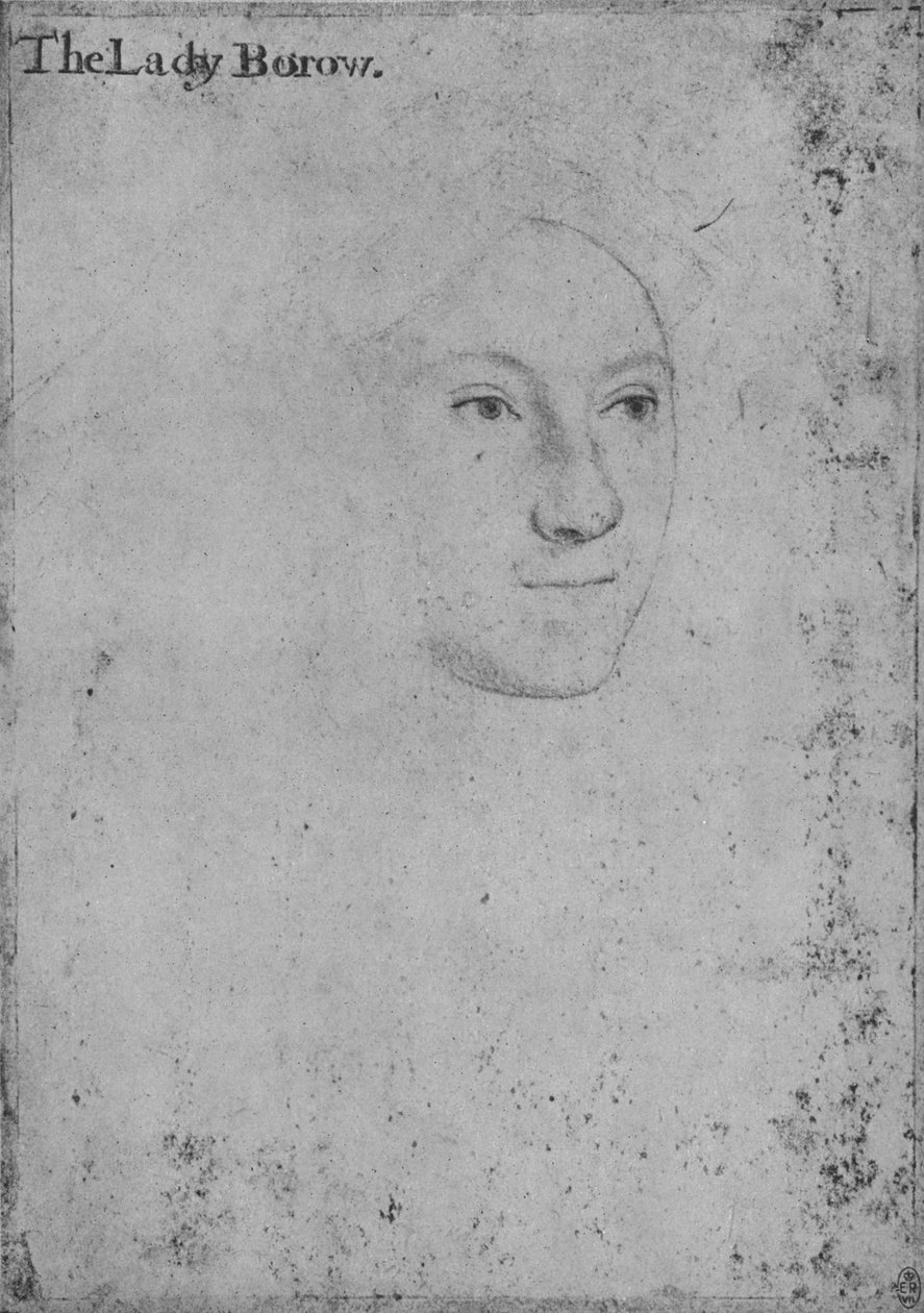 Alice London, Lady Borough, c1541 1945 od Hans Holbein der Jüngere