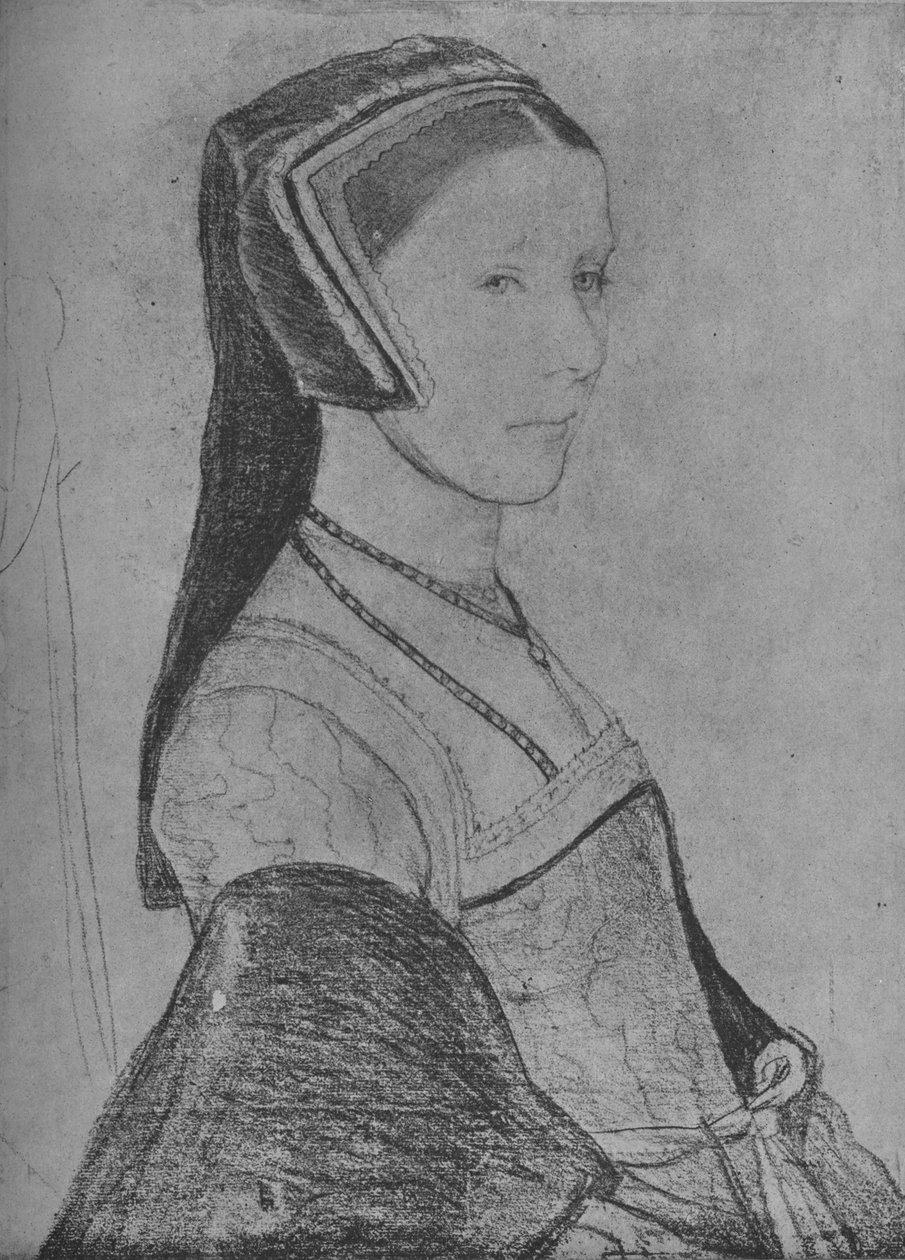 Anne Cresacre, c1527 1945 od Hans Holbein der Jüngere