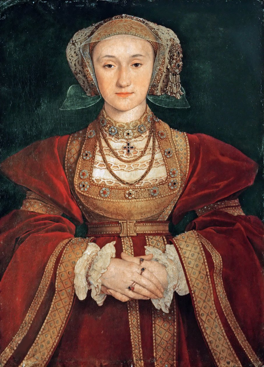 Anny z Cleves 1515-1557 , cca 1539 . od Hans Holbein der Jüngere