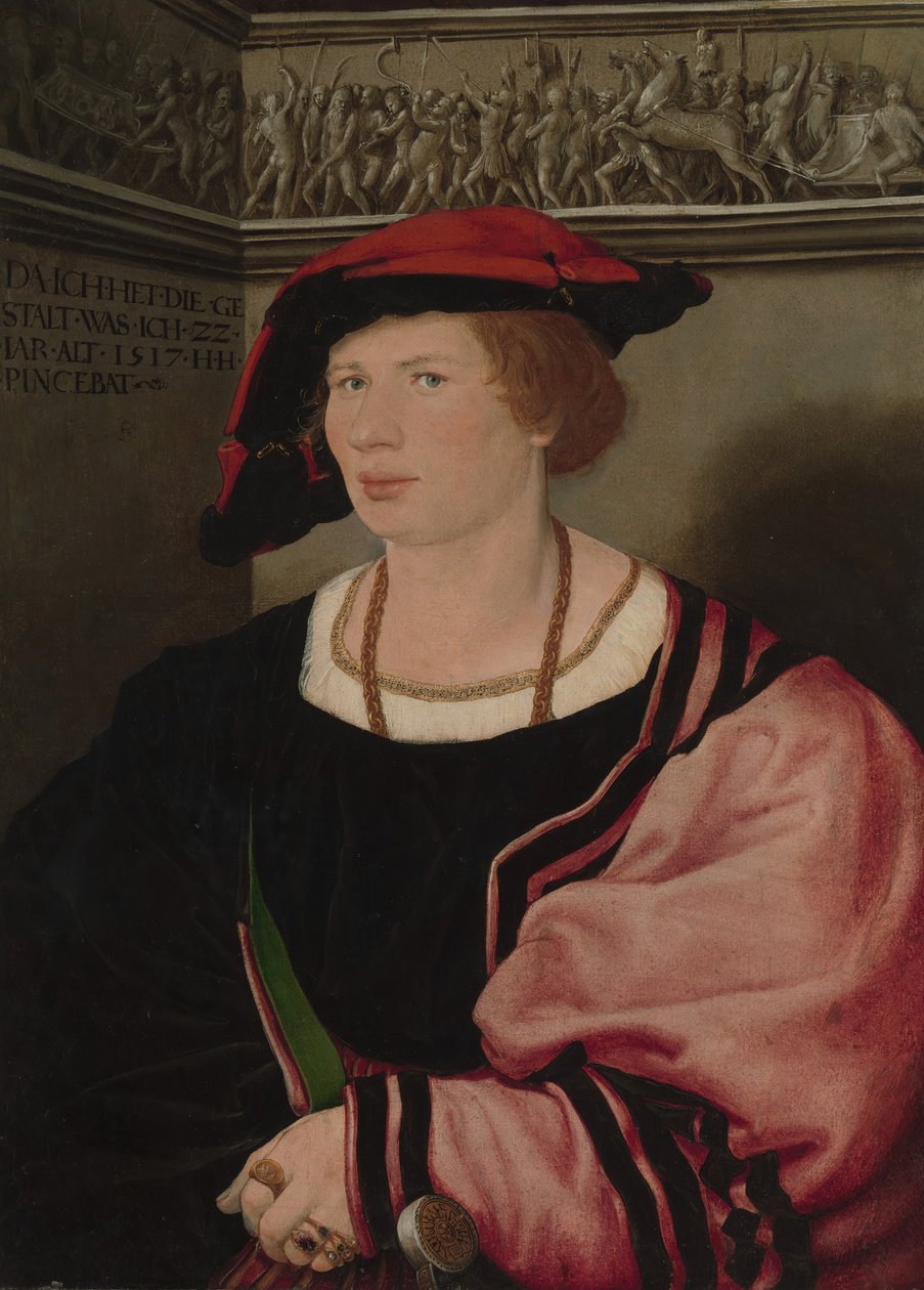 Benedikt von Hertenstein narozen kolem roku 1495, zemřel 1522, 1517. od Hans Holbein der Jüngere