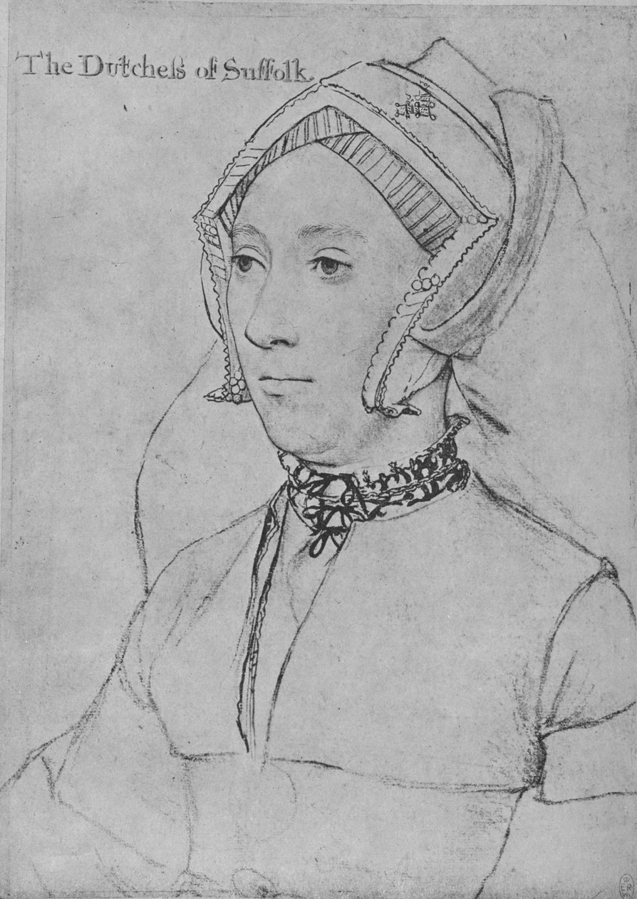 Catherine Willoughby, c1532-1543 1945 od Hans Holbein der Jüngere