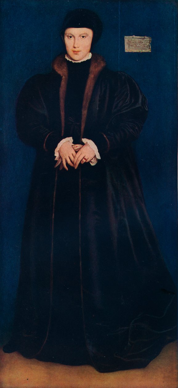 Christina Dánská, vévodkyně z Milána, 1538 od Hans Holbein der Jüngere