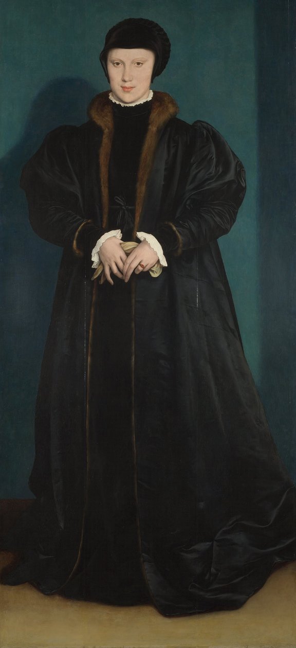 Christina Dánská, vévodkyně z Milána, 1538 od Hans Holbein der Jüngere