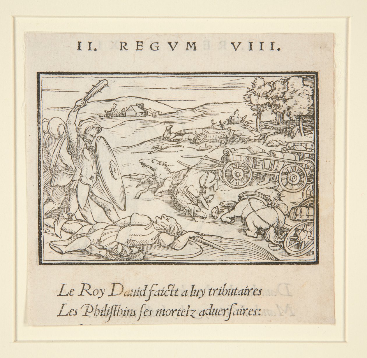 David podmaňuje své nepřátele (recto); David a Uriah (verze) od Hans Holbein der Jüngere