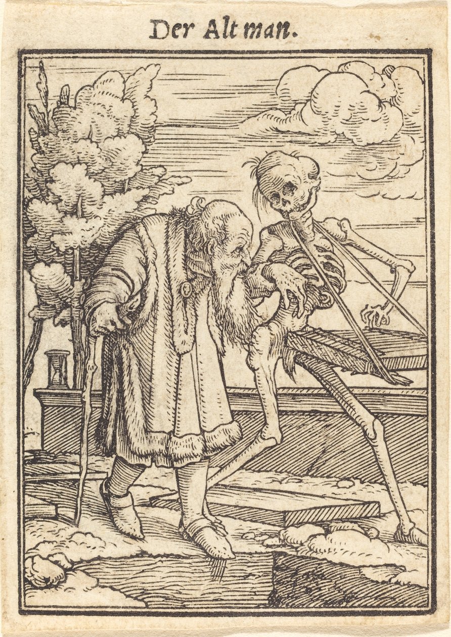Tam Alt muž od Hans Holbein der Jüngere