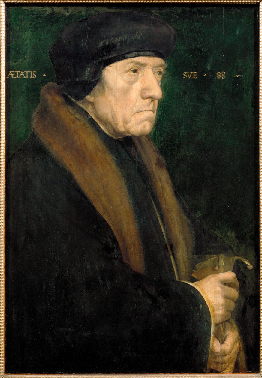 Dr. John Chambers, osobní lékař Jindřicha VIII (malba na dubovém dřevě) od Hans Holbein the Younger