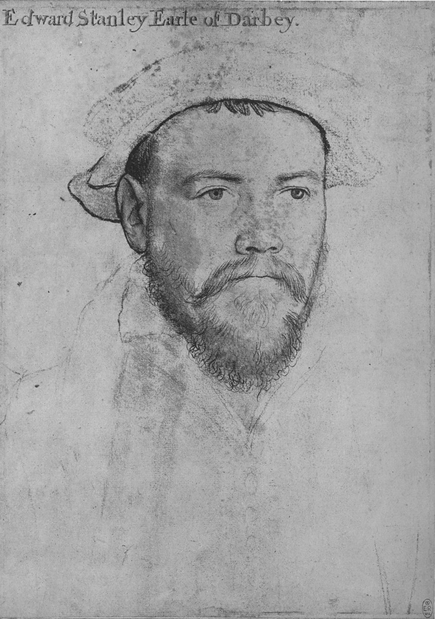 Edward Stanley, hrabě z Derby, c1532-1543 1945 od Hans Holbein der Jüngere