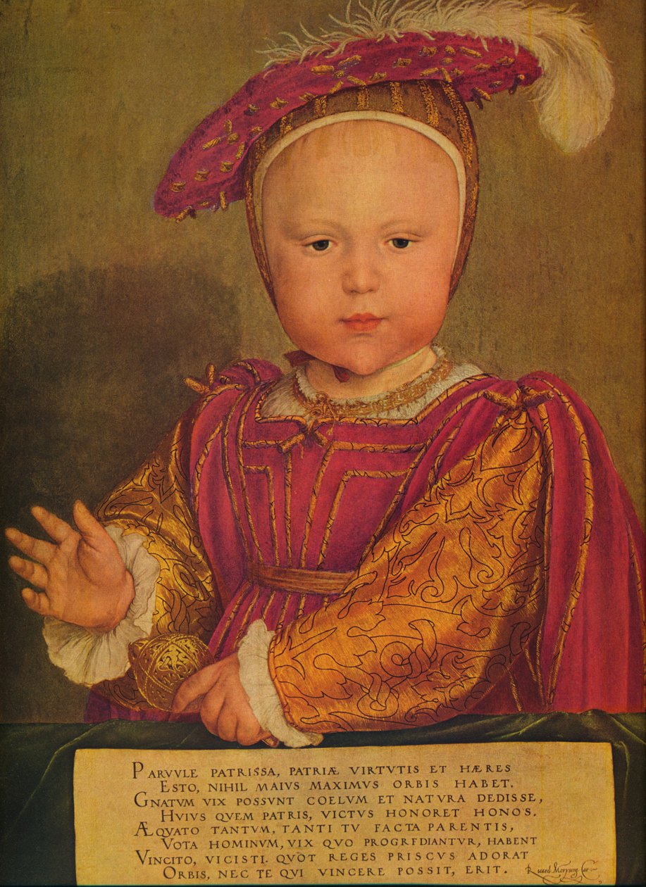 Edward VI jako princ z Walesu, c1538 od Hans Holbein der Jüngere