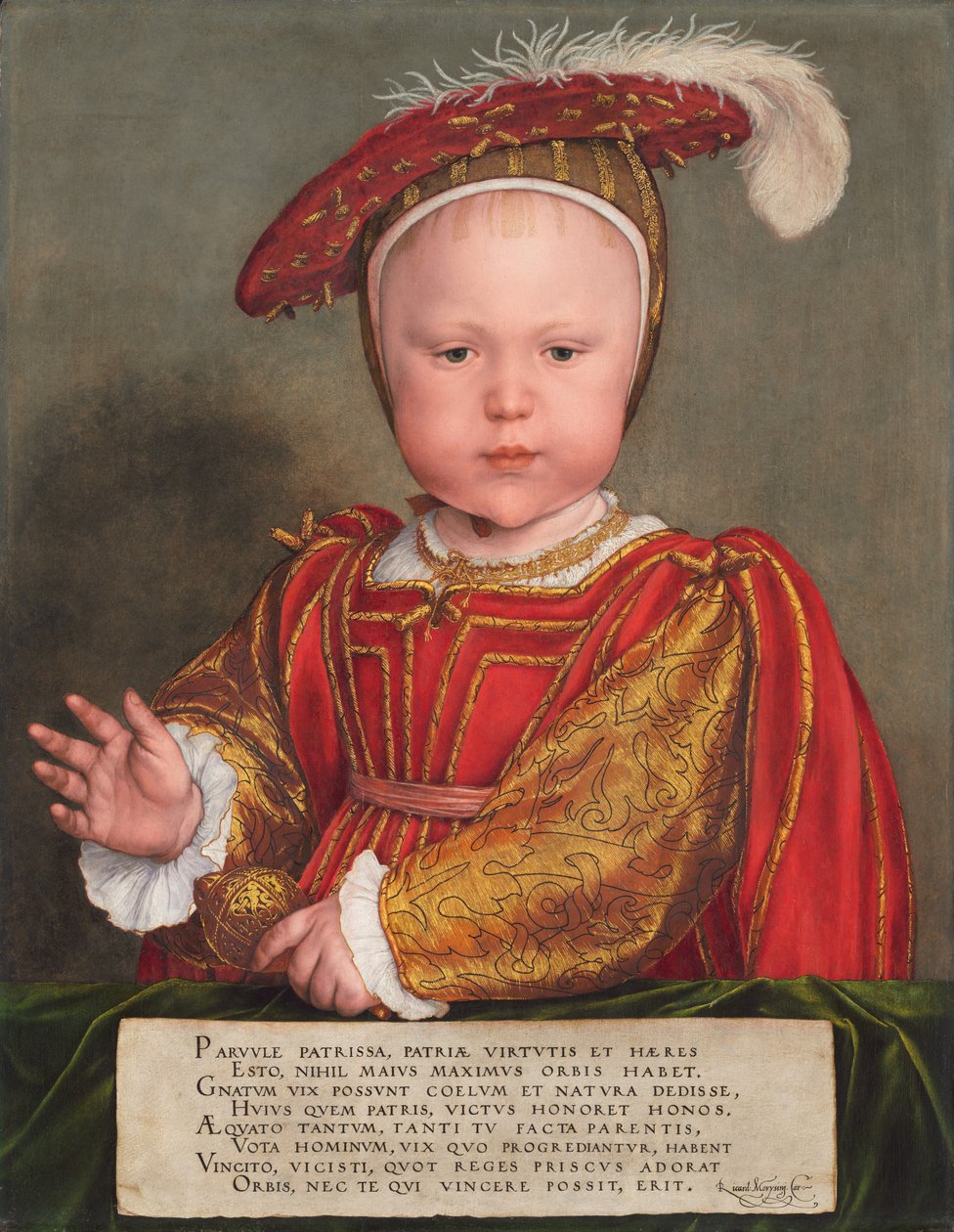 Edward VI jako dítě, pravděpodobně 1538. od Hans Holbein der Jüngere