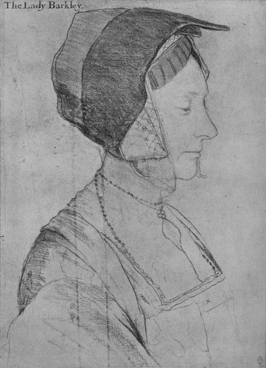 Elizabeth Dauncey, 1526-1527 1945 od Hans Holbein der Jüngere