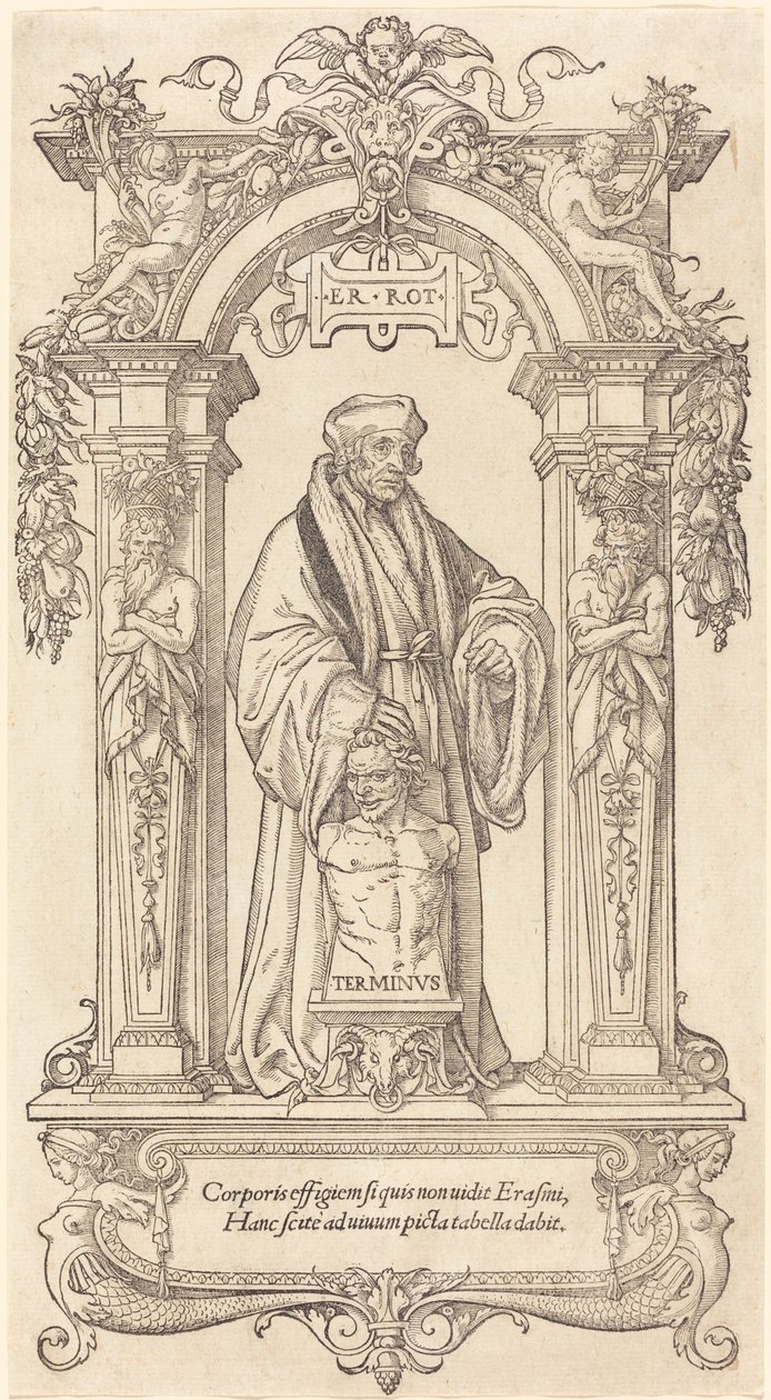 Erasmus Rotterdamský od Hans Holbein der Jüngere