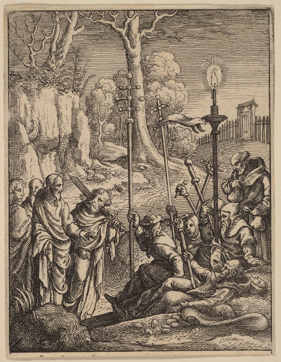 Ježíš čelí svým odpůrcům od Hans Holbein the Younger
