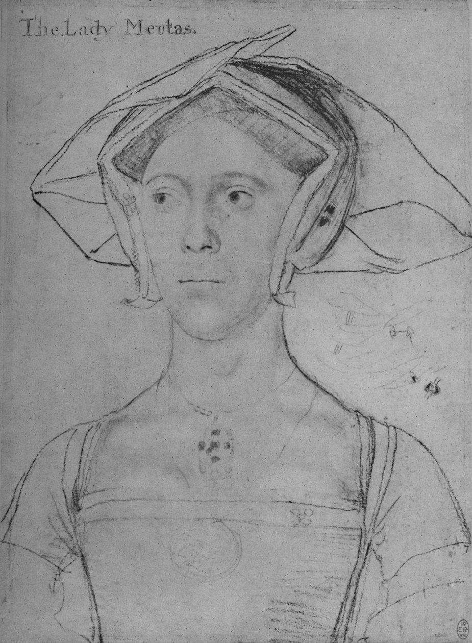 Joan, Lady Meutas, c1536-1543 1945 od Hans Holbein der Jüngere