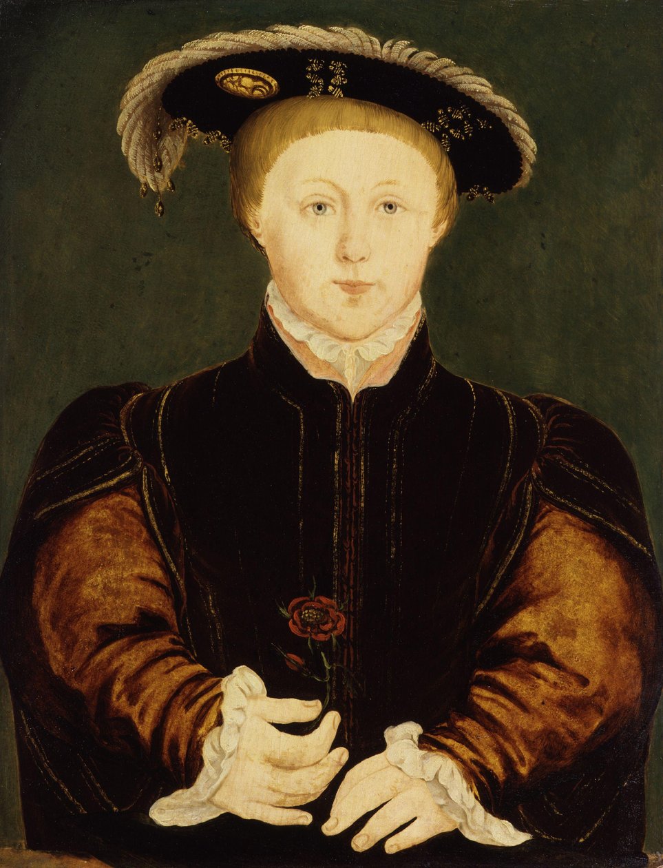 Král Edward VI, kolem roku 1542 od Hans Holbein der Jüngere