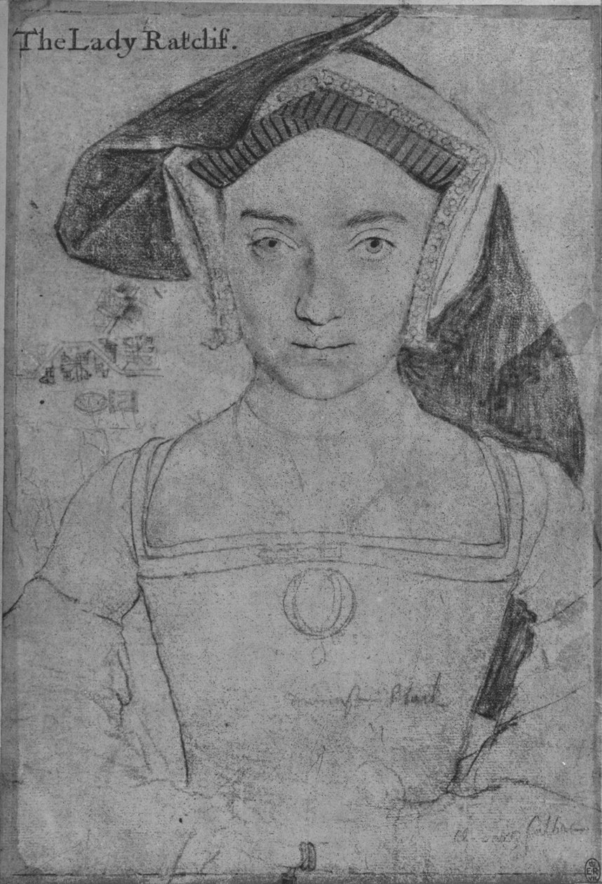 Lady Ratcliffe, c1532-1543 1945 od Hans Holbein der Jüngere