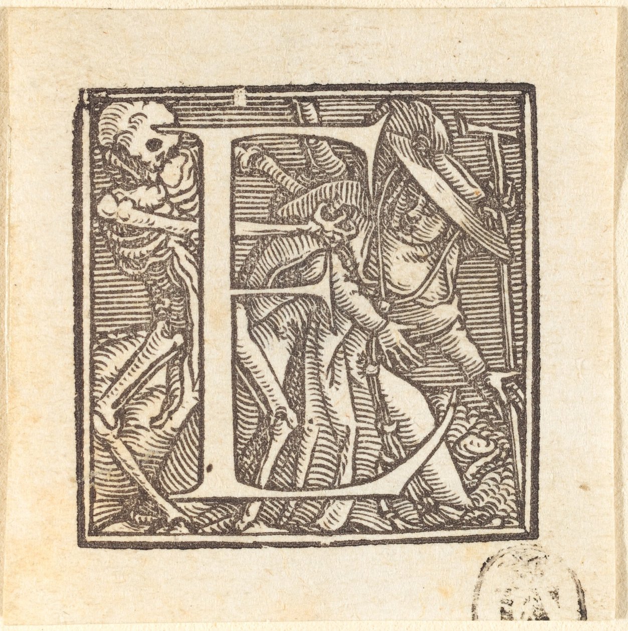 Dopis E od Hans Holbein der Jüngere