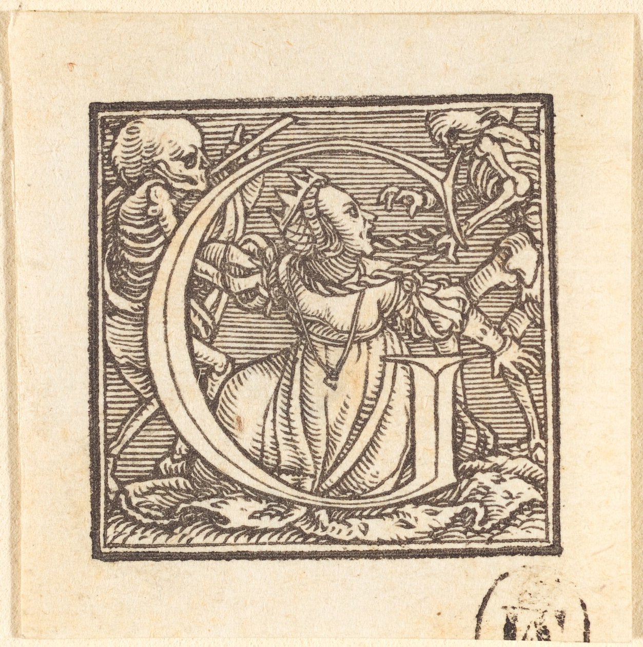 Písmeno G od Hans Holbein der Jüngere