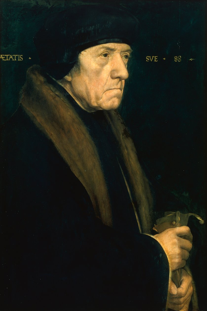 Portrét Dr. Johna Chamberse, kolem roku 1543 (olej a tempera na panelu) od Hans Holbein der Jüngere