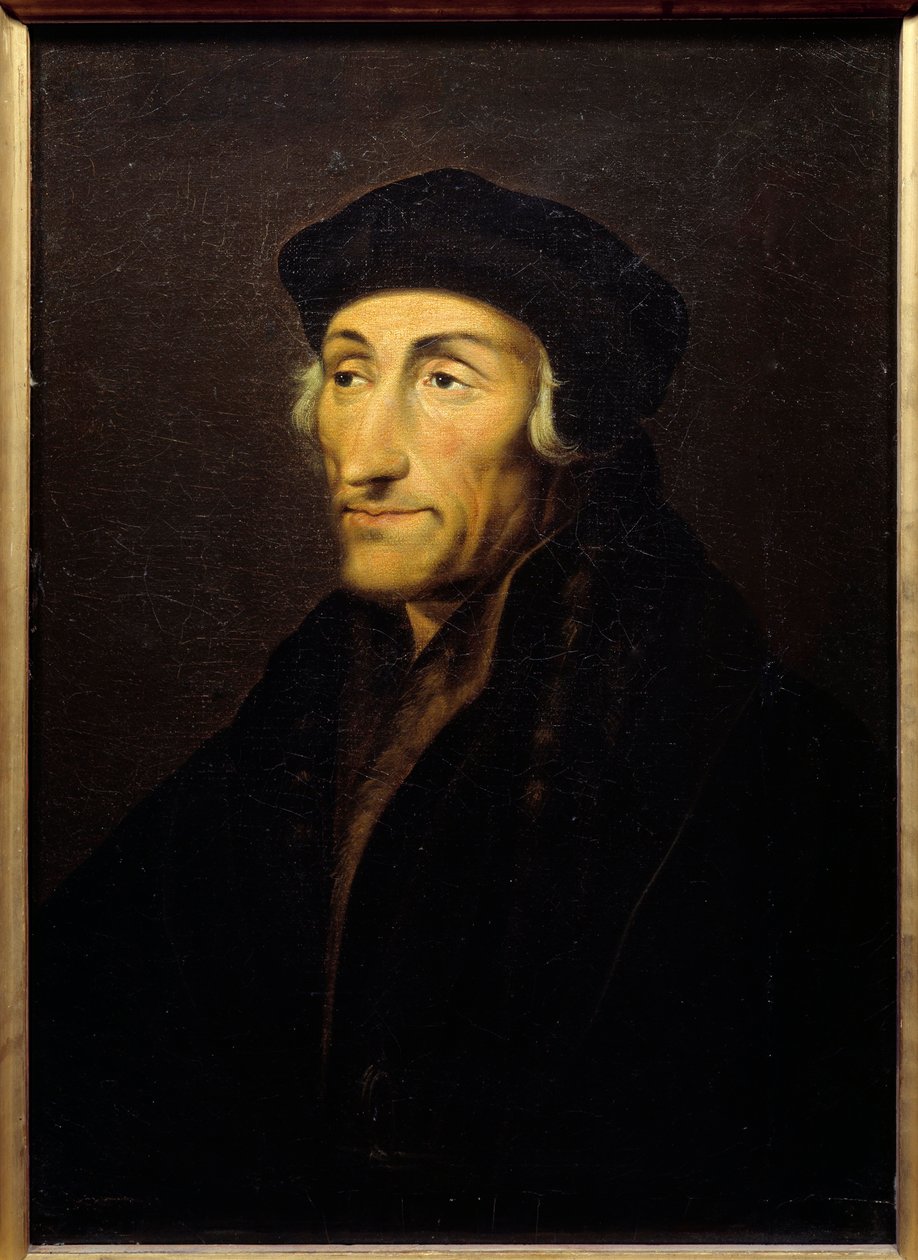 Portrét Erasma Rotterdamského (Desiderius Erasmus Rotterdamus od Hans Holbein der Jüngere