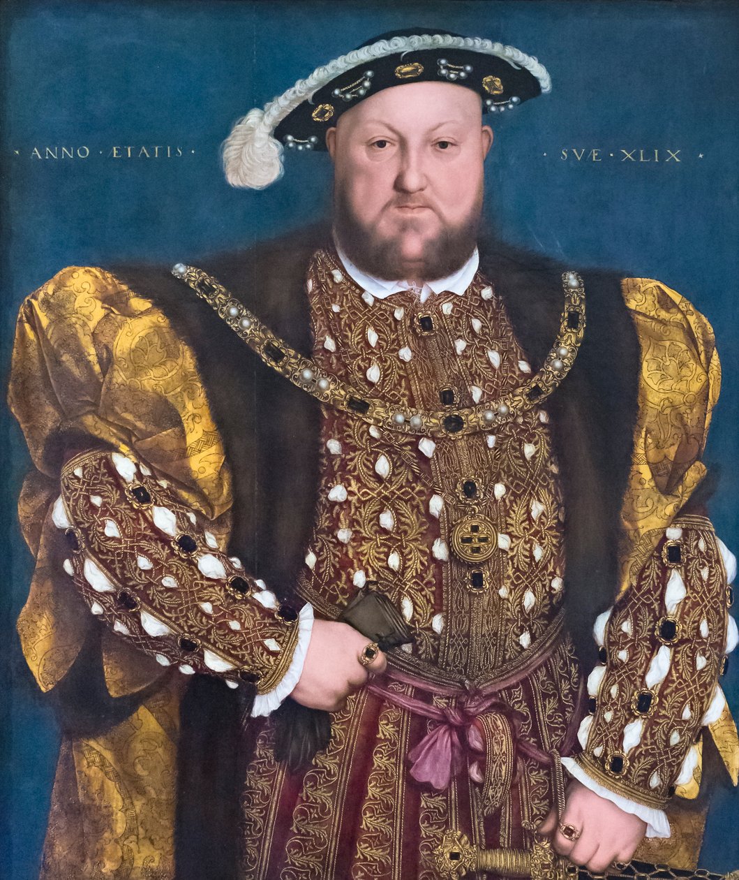 Portrét Jindřicha VIII od Hans Holbein der Jüngere