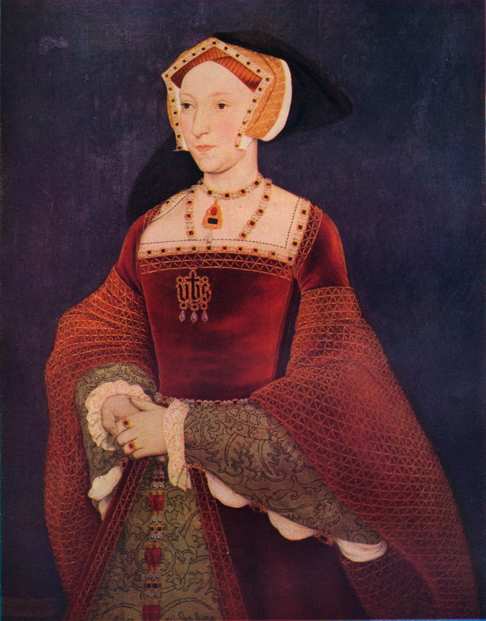 Portrét Jane Seymour od Holbeina, 1536, 1936. od Hans Holbein der Jüngere